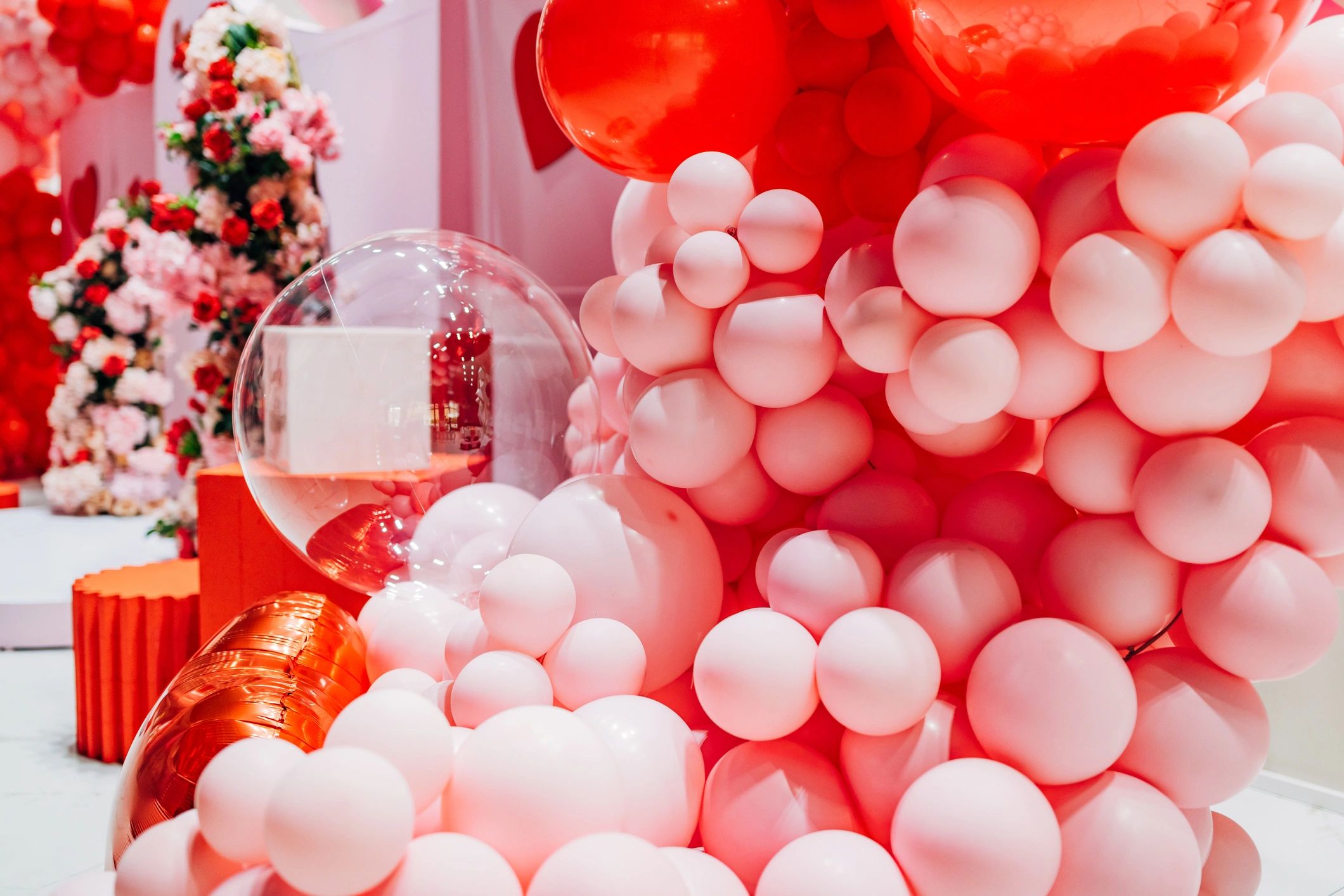 Anniversary Balloon Wall